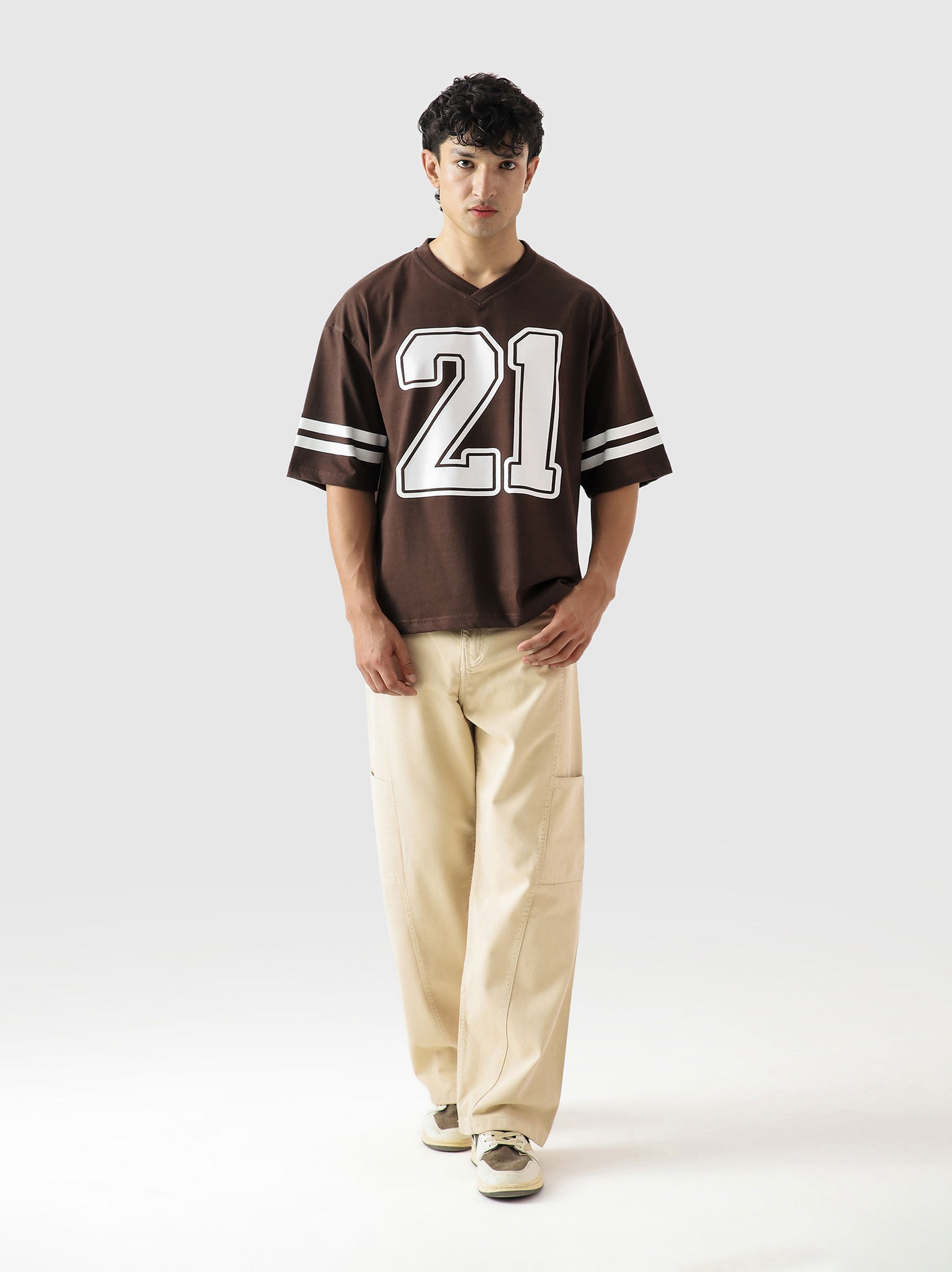 Alpha Jersey - Mocha Brown