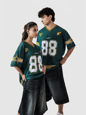 88 Athletics basketball jersey couple lifestyle shot streetwear Pakistan – GROOVY