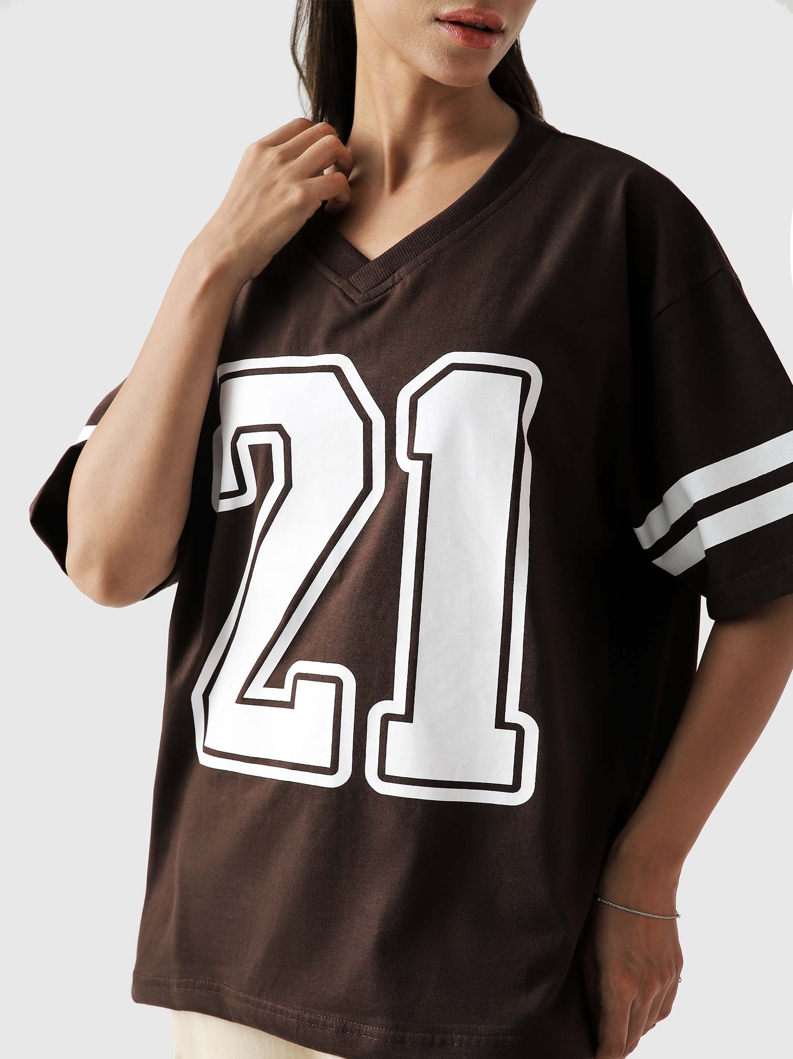 Alpha Jersey - Mocha Brown