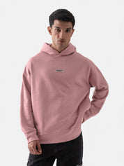 Pastel pink oversized hoodie flat lay 330 GSM cotton Pakistan – GROOVY