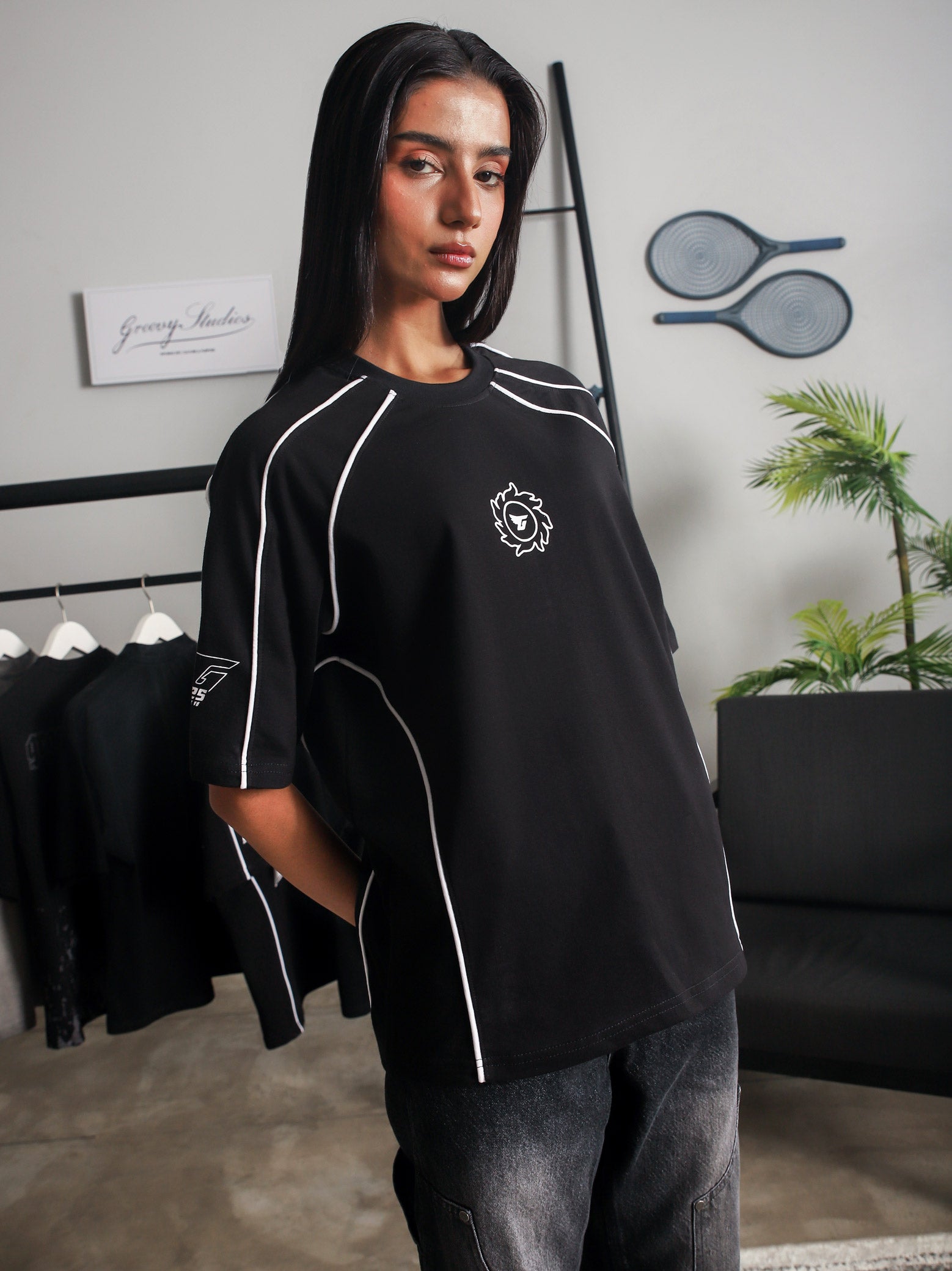 Afterdark Piping Top