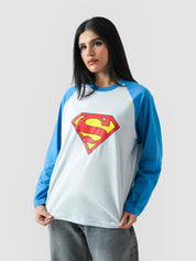 Superman full sleeves tee additional lifestyle angle Pakistan – GROOVY