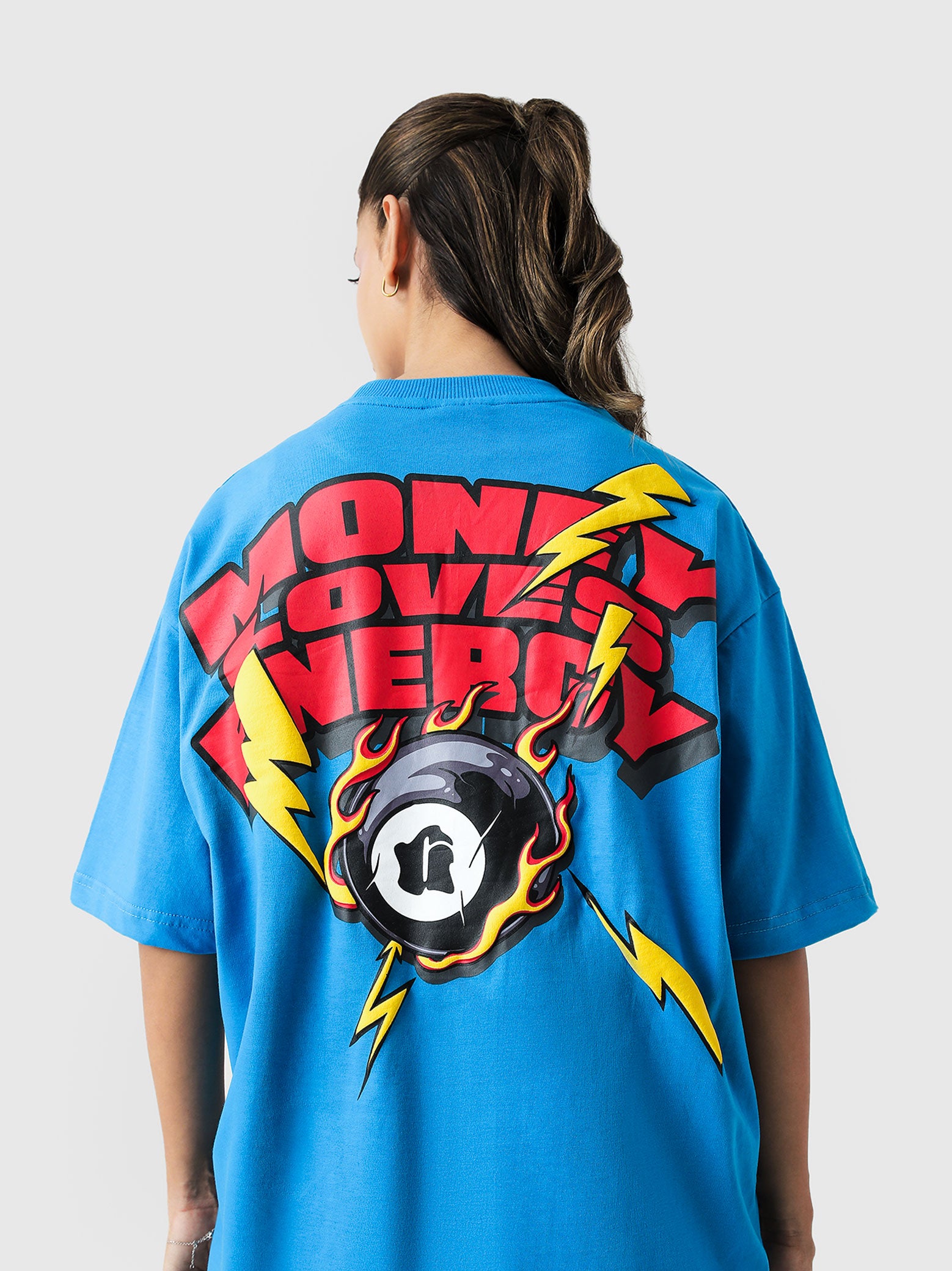 MONEY LOVES ENERGY tee additional lifestyle angle Pakistan – GROOVY