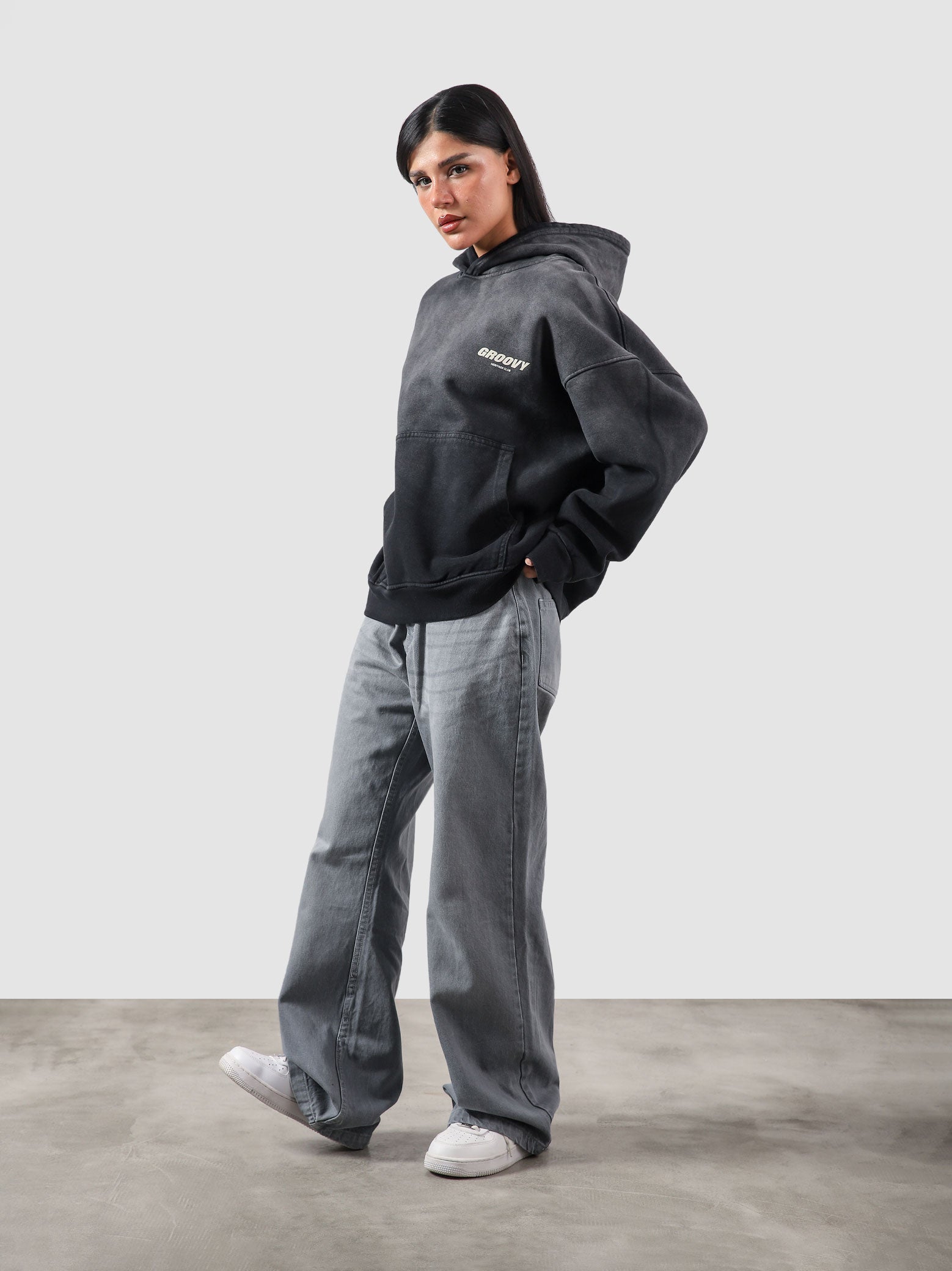 Fade washed hoodie product detail fade wash fabric texture Pakistan – GROOVY
