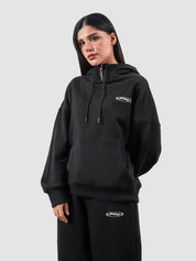 Utility Top black flat lay oversized hoodie Pakistan – GROOVY