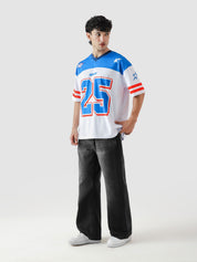 #25 basketball jersey closeup GStudio graphic V-neck mesh detail Pakistan – GROOVY