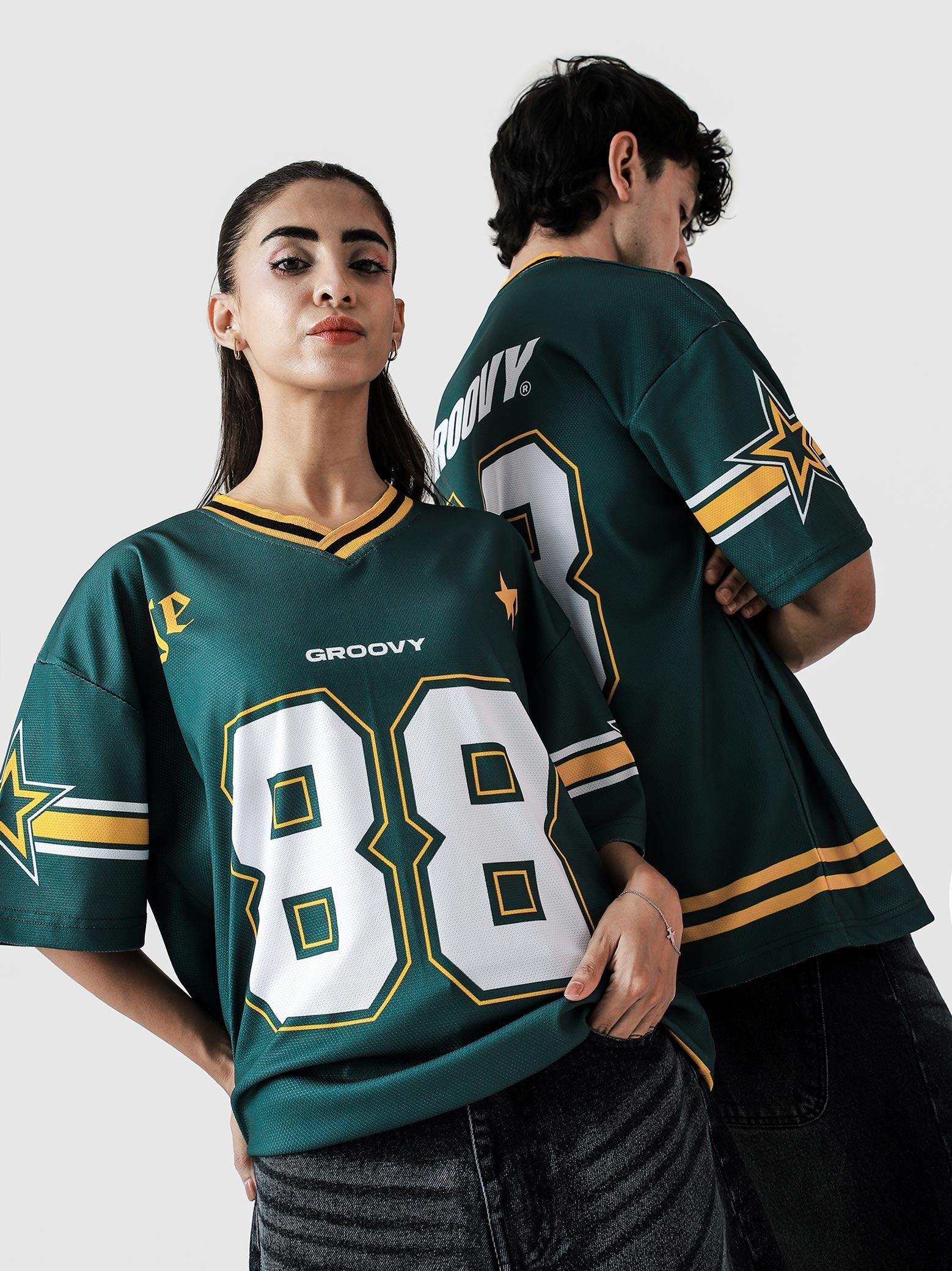 88 Athletics basketball jersey male model outdoor lifestyle shot Pakistan – GROOVY