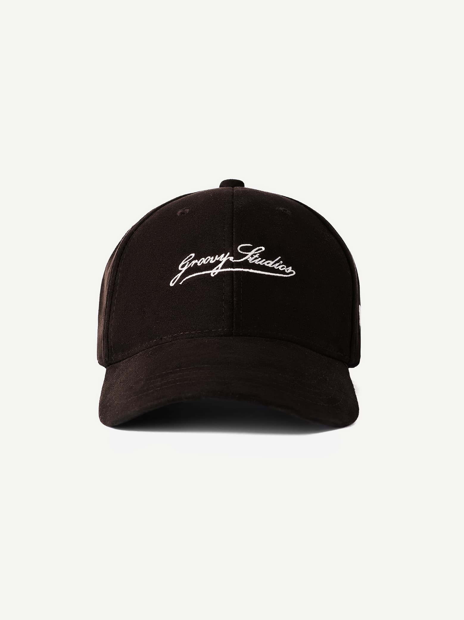 Super Suede mocha brown cap by GROOVY - smooth suede, adjustable fit
