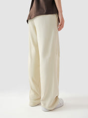 Cream piping trouser male model full body front view contrast detail Pakistan – GROOVY