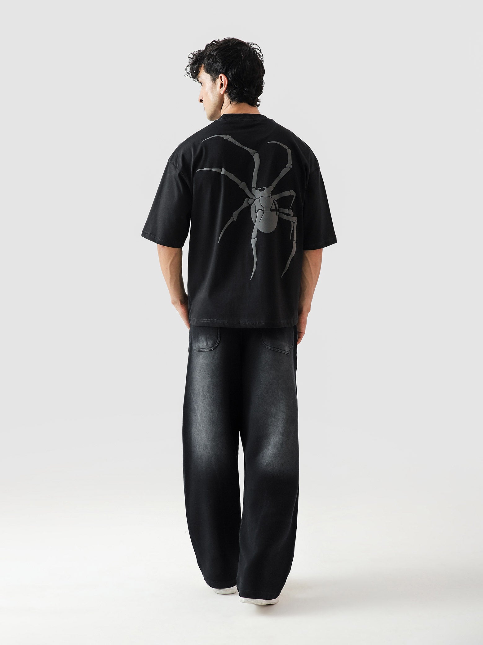 Hunter X Hunter tee black male model full body front view Phantom Troupe Pakistan – GROOVY