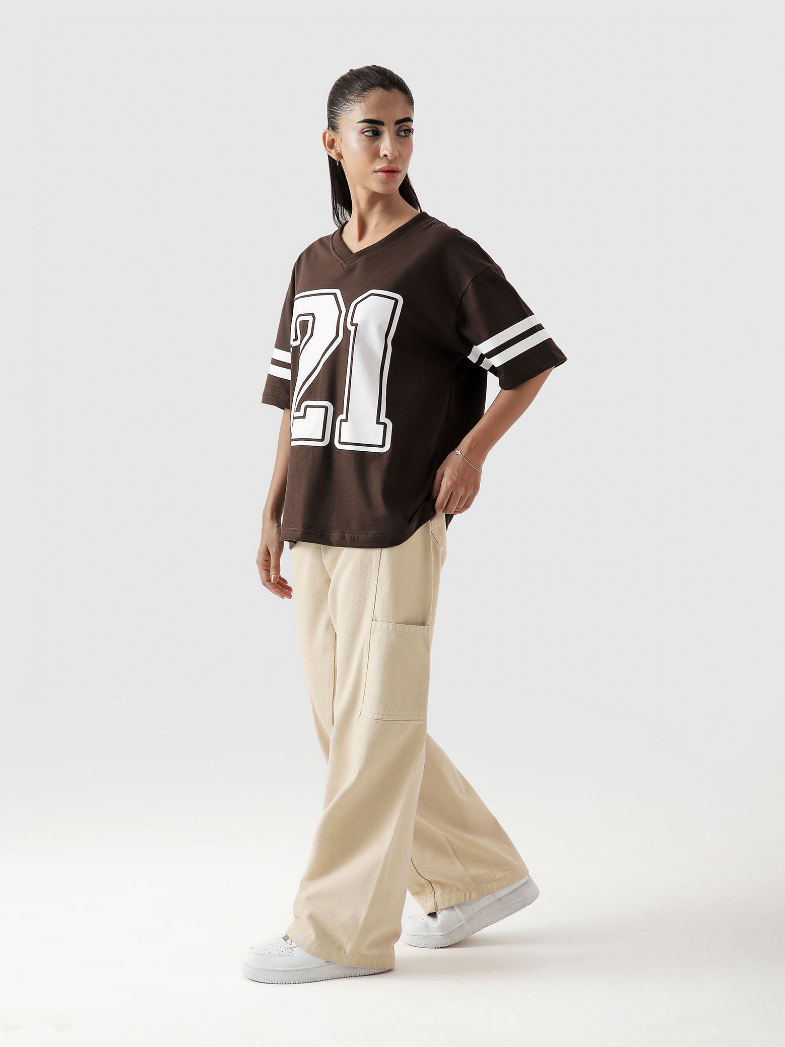 Alpha Jersey - Mocha Brown