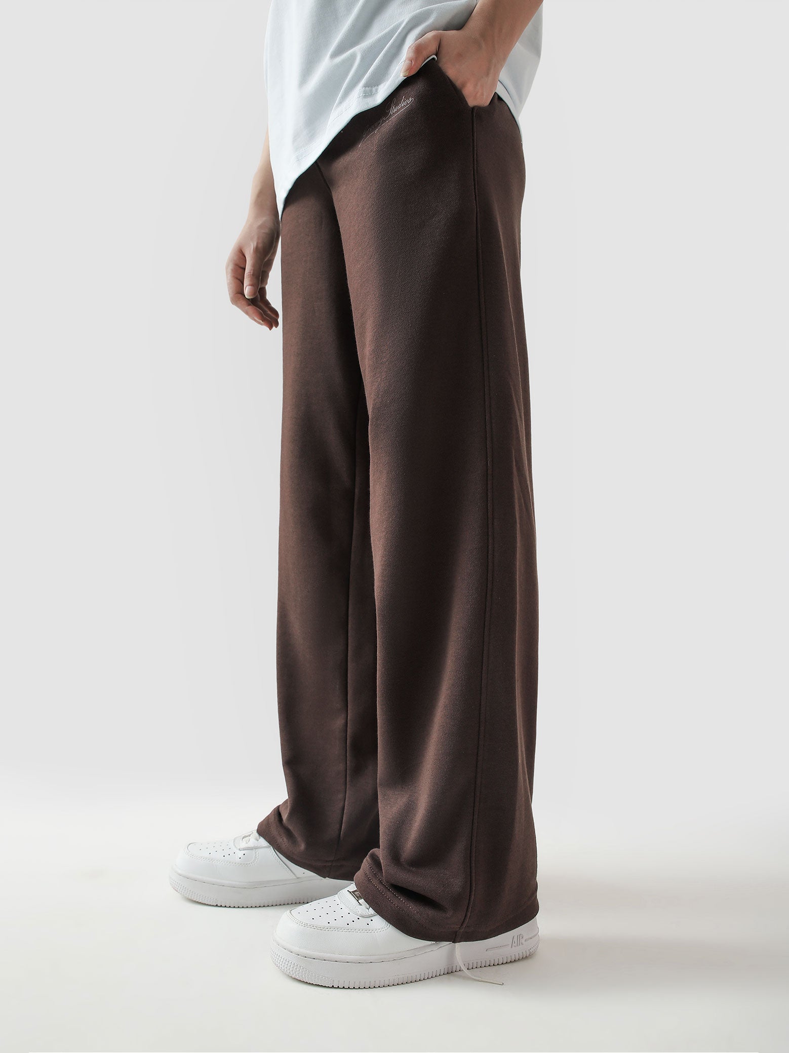 Baggy Trousers | Mocha Brown
