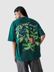 Green Hummingbird tee male model full body front view Pakistan – GROOVY
