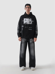 White Beard One Piece anime hoodie male model full body front view Pakistan – GROOVY