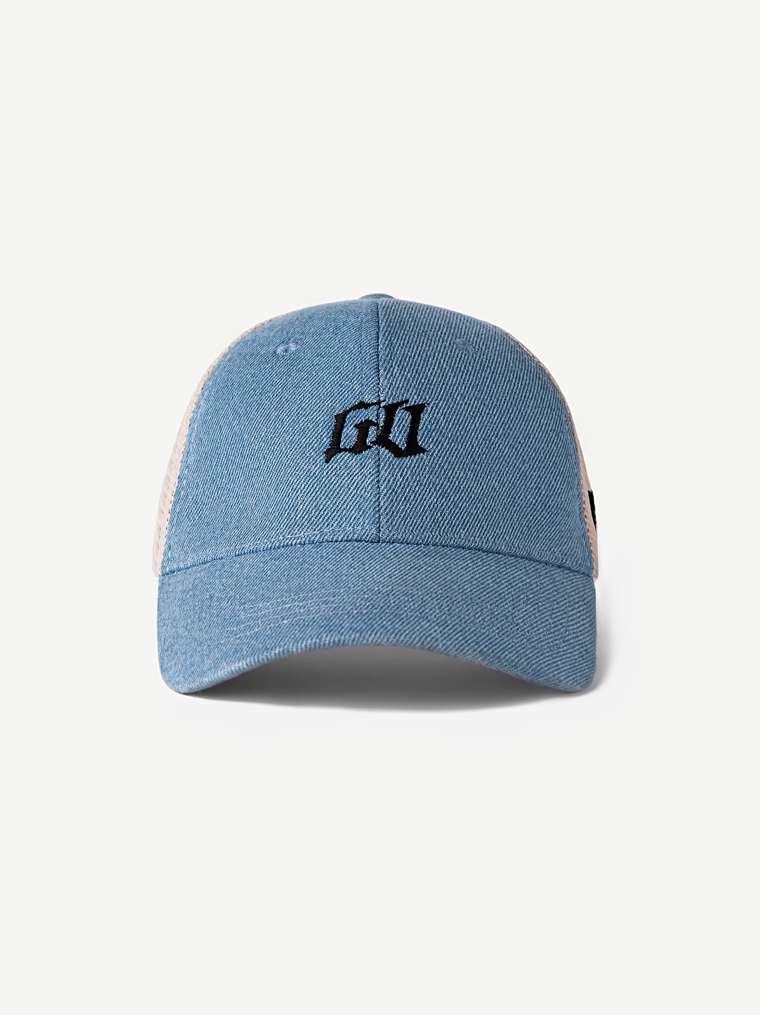 Classic Denim trucker cap by GROOVY - light-wash blue, one-size fit