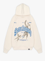 Sanctuary hoodie cream male model full body front view Pakistan – GROOVY