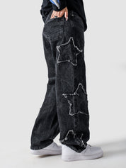 Star Denim baggy jeans male model front view relaxed fit Pakistan – GROOVY