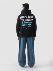 I Hate Maths tee female model front view oversized Pakistan – GROOVY