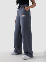 Unity VI slate blue summer trouser male model back view baggy fit Pakistan – GROOVY