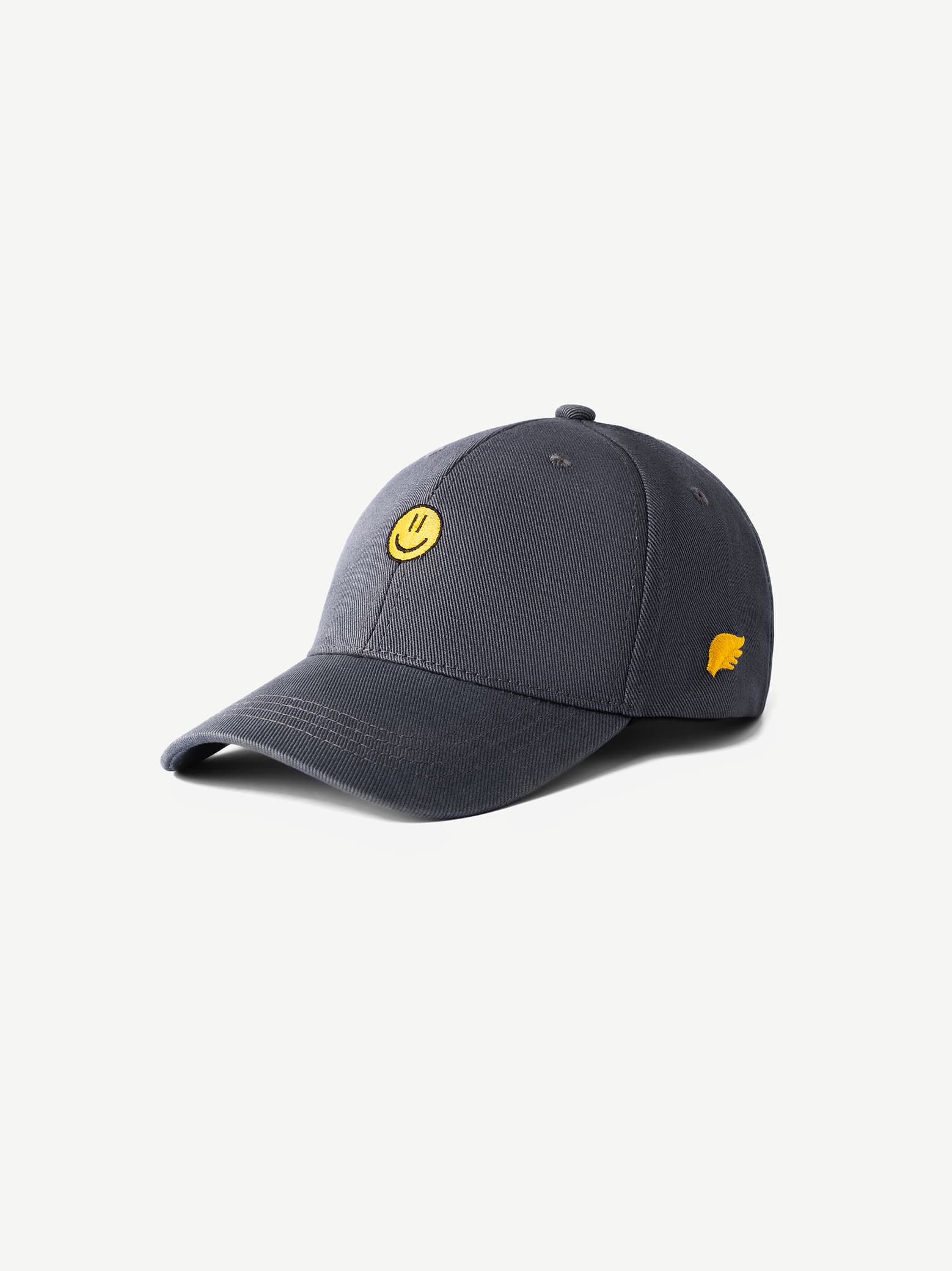 SMILEY DAY slate blue-grey baseball cap by GROOVY - relaxed everyday fit