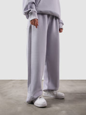 Utility Sweats lilac male model back view zip hem detailing Pakistan – GROOVY