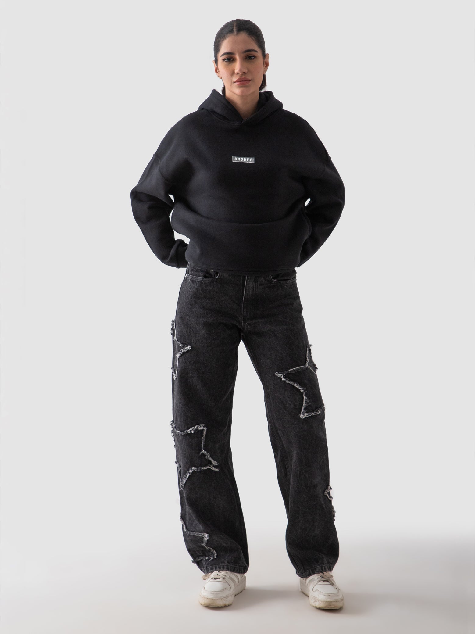 Black Hoodie - GROOVY