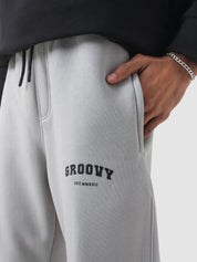 Slate grey trouser female model side view full body Pakistan – GROOVY