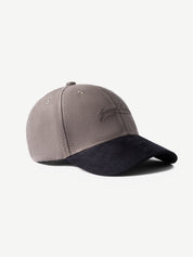 Super Suede cap in storm taupe - premium GROOVY streetwear, made in Pakistan