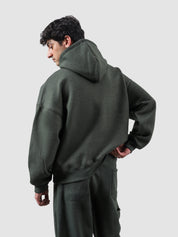 Utility Top heather green male model side view full body streetwear Pakistan – GROOVY