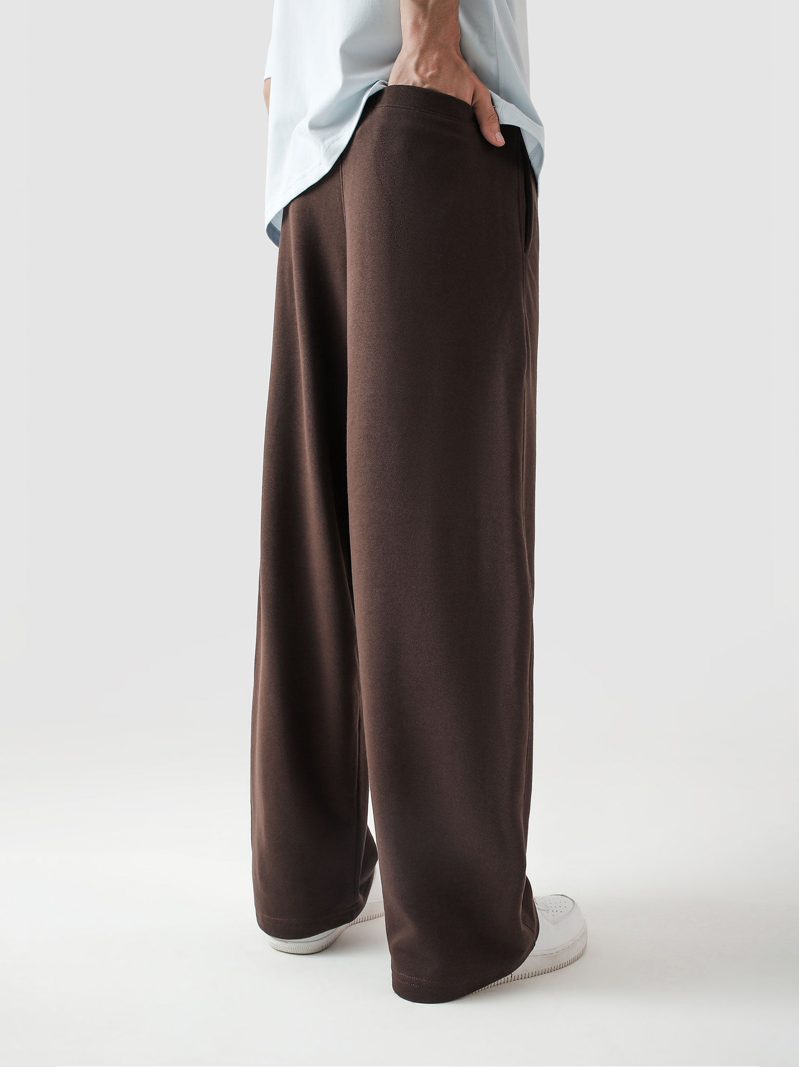 Baggy Trousers | Mocha Brown