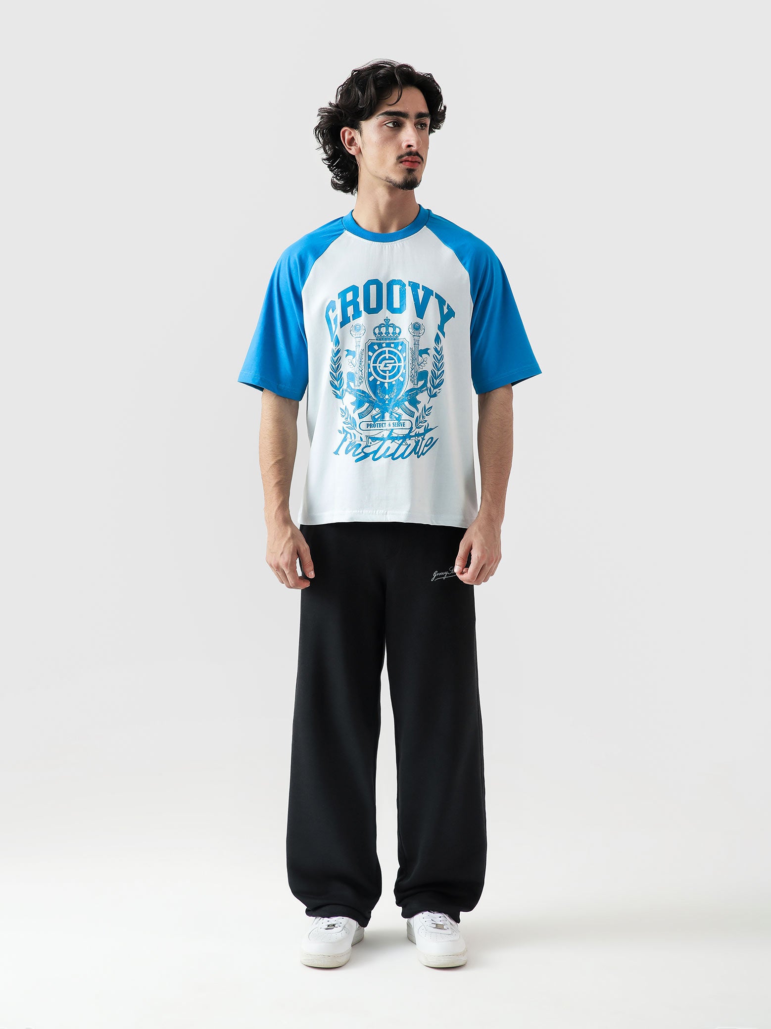 Institute of GRVY LB DB tee male model side angle Pakistan – GROOVY