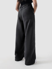 Unity VI black winter trouser male model side view full body Pakistan – GROOVY