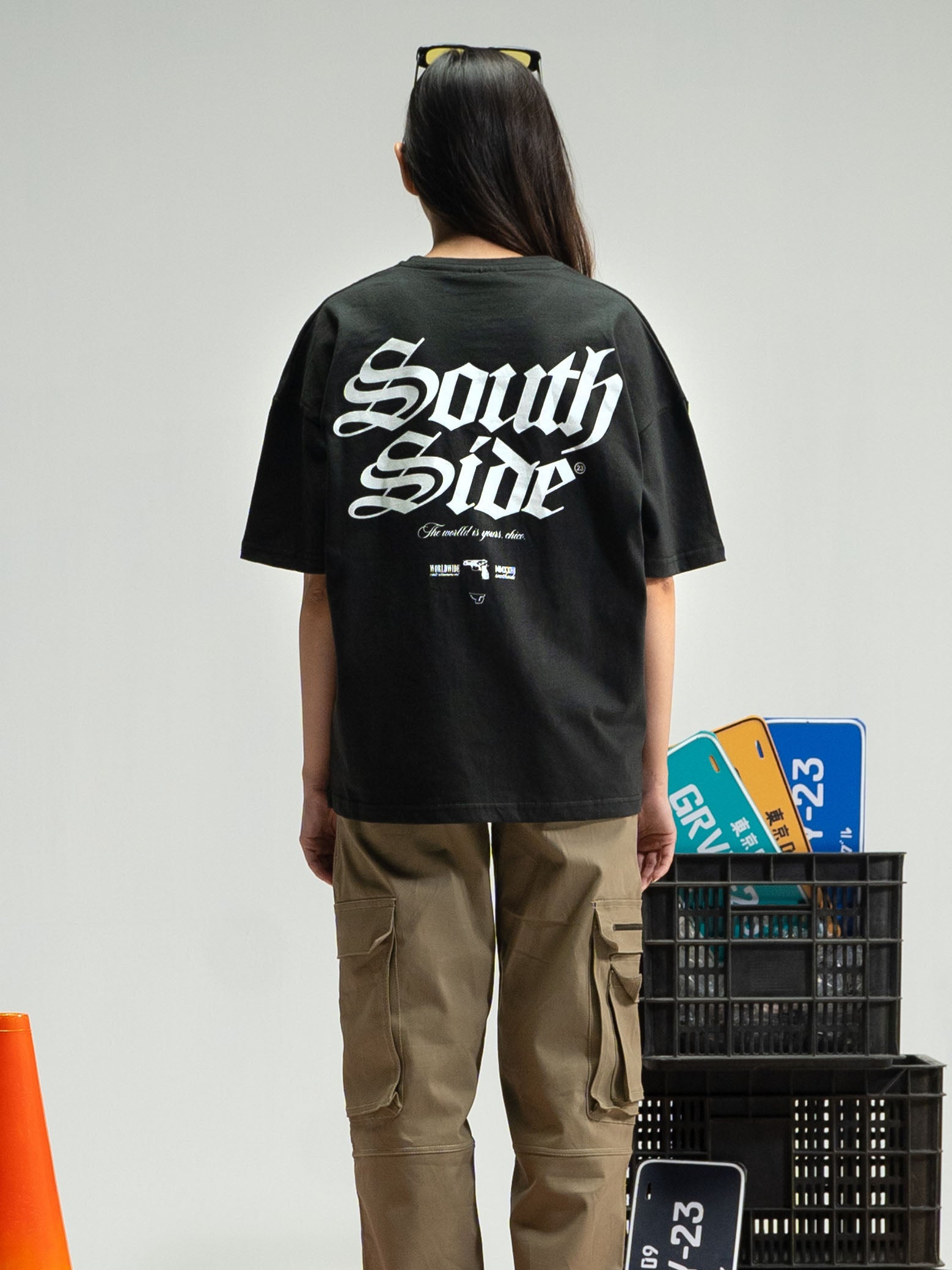 South Side tee product detail back graphic print Pakistan – GROOVY