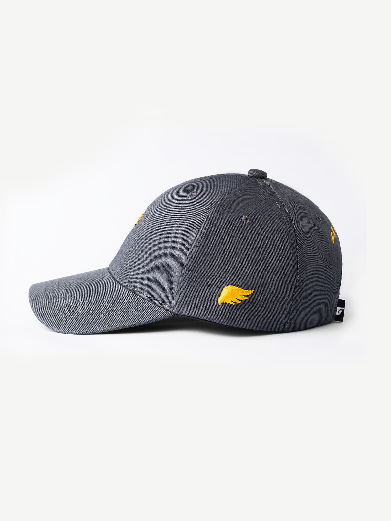 SMILEY DAY baseball cap in slate blue-grey - GROOVY streetwear, made in Pakistan