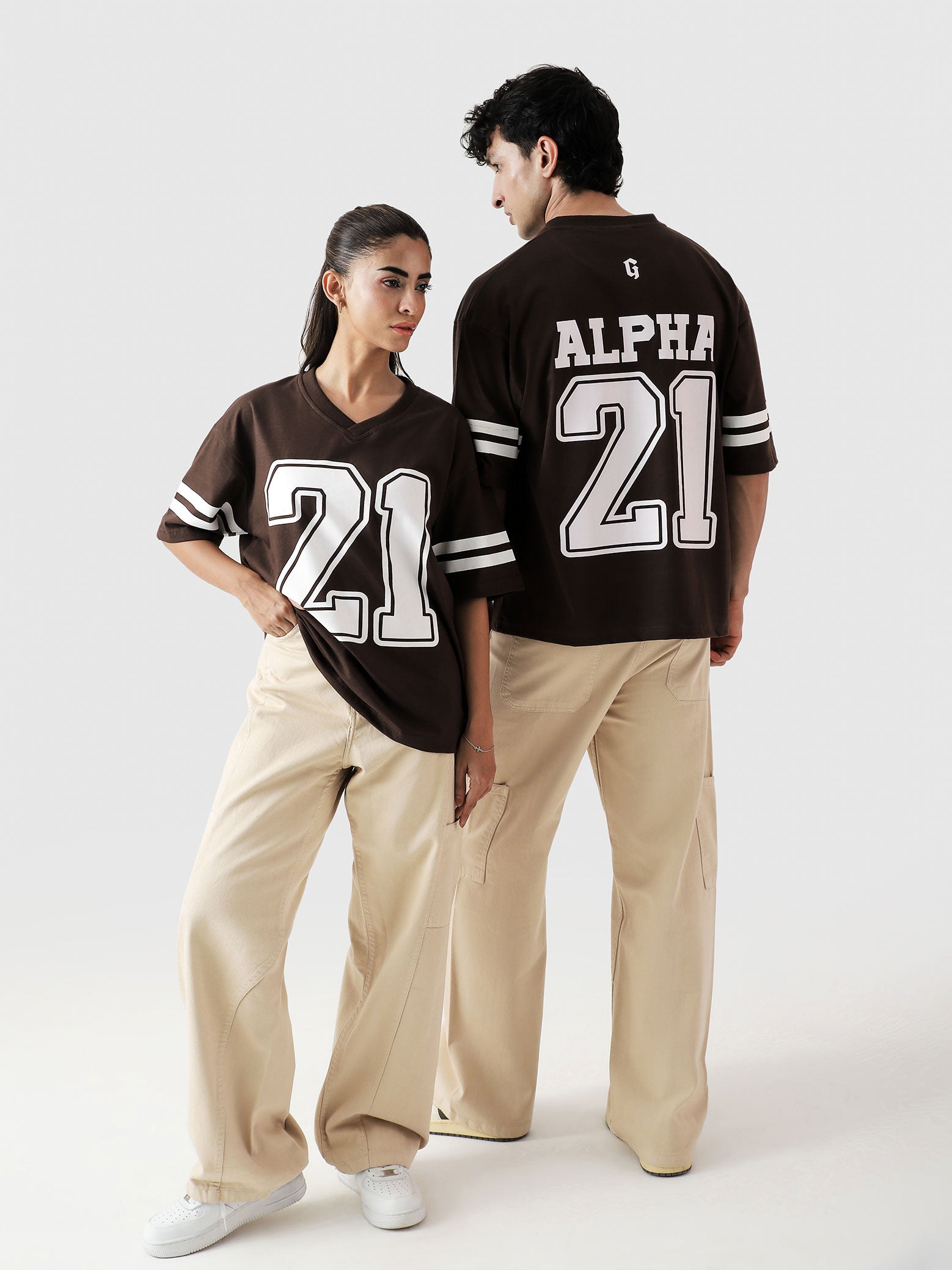 Alpha Jersey - Mocha Brown