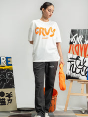 Pearl White Tee Flat Lay Product Detail – Legacy Is The Vision – GROOVY Pakistan