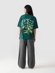Green Hummingbird tee male model side angle Pakistan – GROOVY