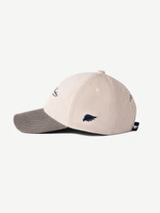 UTOPIA corduroy cap in cream - GROOVY streetwear, made in Pakistan