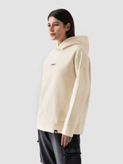 Cream oversized hoodie male model half body lifestyle shot Pakistan – GROOVY