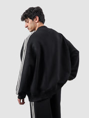 Heritage Top black female model front view track jacket streetwear Pakistan – GROOVY