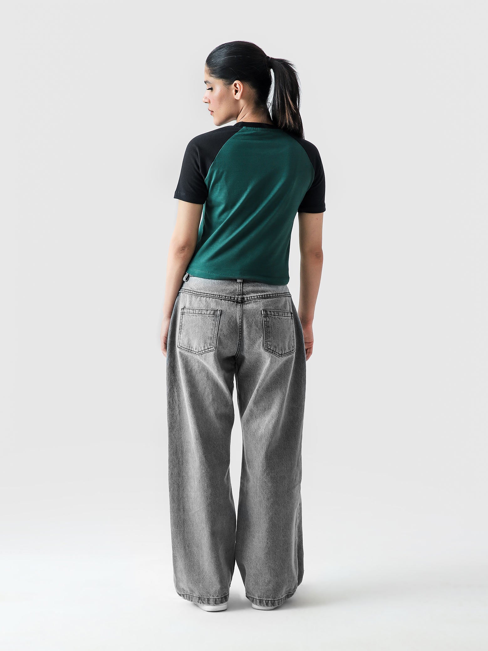 Green basic babytee flat lay product Pakistan – GROOVY