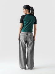 Green basic babytee flat lay product Pakistan – GROOVY
