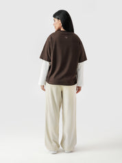 96 Double Layer Jersey - Mocha