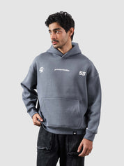 #55 Frost hoodie flat lay bold graphic oversized Pakistan – GROOVY