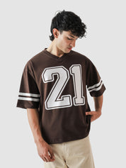Alpha Jersey - Mocha Brown
