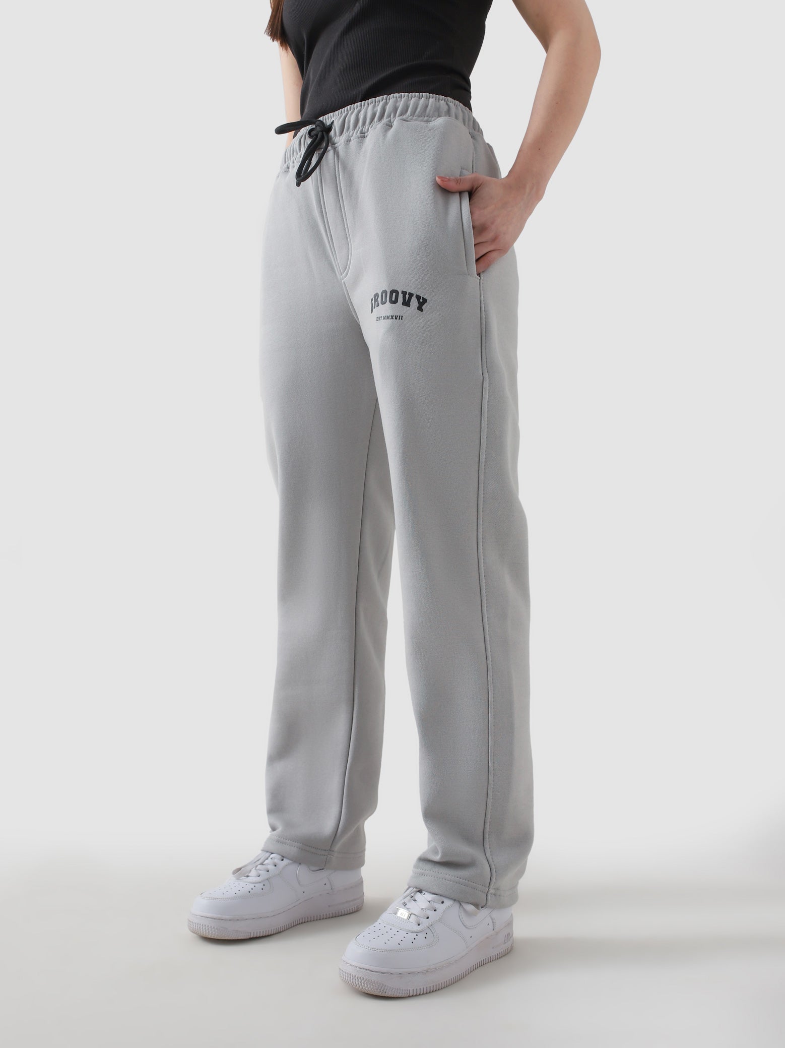 Slate grey trouser male model back view full body Pakistan – GROOVY