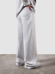 Utility Sweats arctyc white female model back view streetwear Pakistan – GROOVY