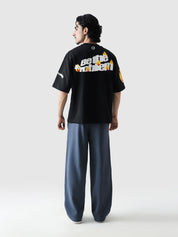 Be The Problem tee female model back view Pakistan – GROOVY