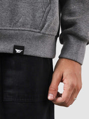 Charcoal heather grey hoodie couple lifestyle shot streetwear Pakistan – GROOVY