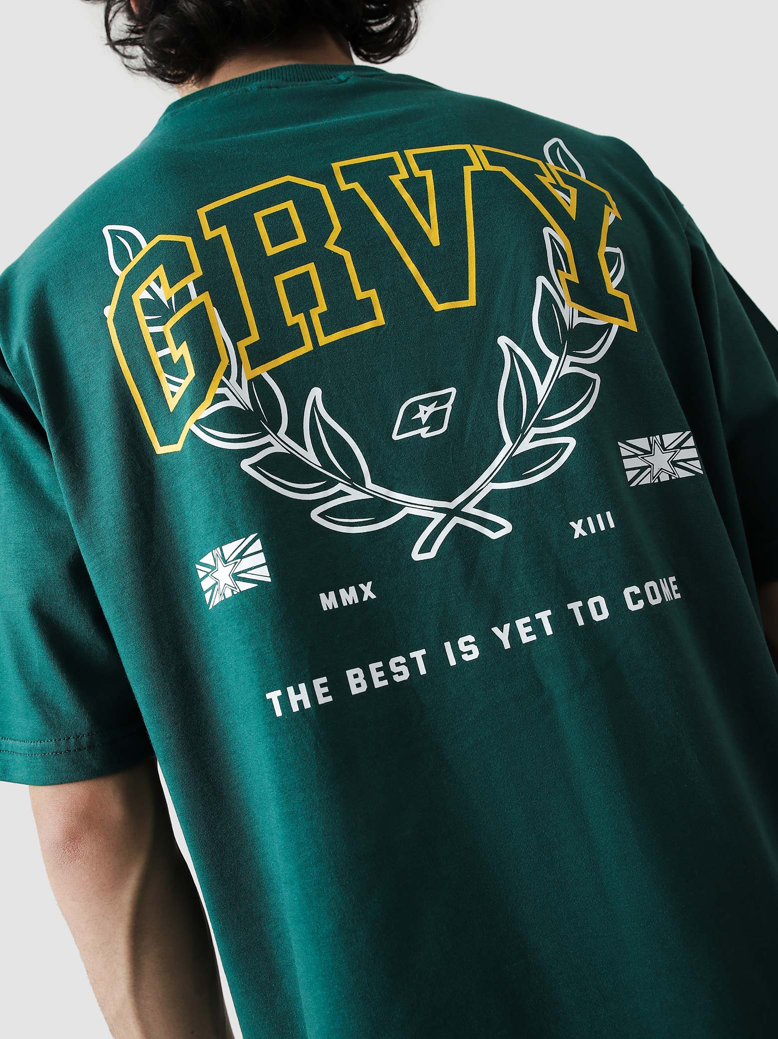 The Best Is Yet To Come 2.0 tee female model back view Pakistan – GROOVY